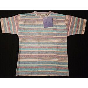 Vintage Oasis Surf Stripe T-Shirt Deadstock | 90s 80s Urban Outfitters RARE RAD